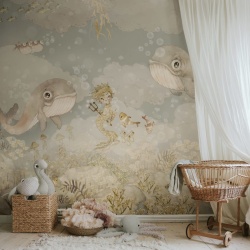 Fototapet, Water Song, Ocean Blue, Rebel Walls - Img 7