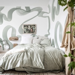 Fototapet, Waves, Green, Rebel Walls