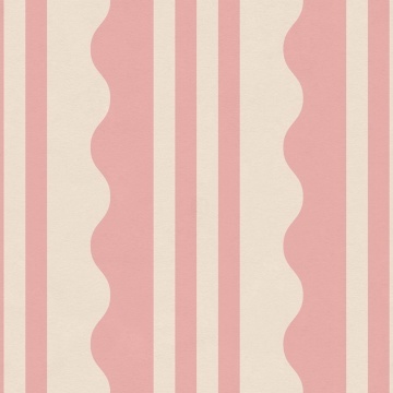 Fototapet, Wavy Stripe, Pink, Rebel Walls - Img 2