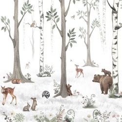 Fototapet White Forest, Kikki Belle - Img 2