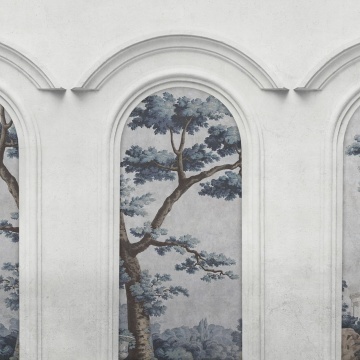 Fototapet, Woodland Arches, Blue, Rebel Walls - Img 2