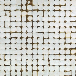 Panou decorativ 3D, Coconut, Bagonjong White, 6 placi 42x42cm, 1.05 mp