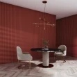 Panou riflaj decorativ 3D Olmo, Alb, 12.2x1.2x270 cm - Img 7