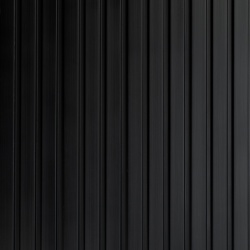 Panou riflaj decorativ 3D Olmo, Negru, 12.2x1.2x270 cm - Img 3