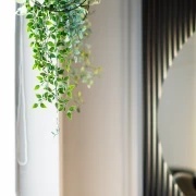 Panou riflaj decorativ 3D Onda, Negru, 11.2x1.3x270 cm - Img 6