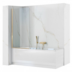 Paravan de cada Rea Elegant auriu 80x140 cm - Img 1