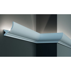 Profil pentru banda LED din poliuretan KF715 - 8.4x6.7x200 cm - Img 1