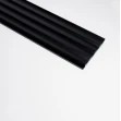 Profil stanga pentru riflaj decorativ 3D Onda, Negru, 3.8x1.3x270 cm - Img 4