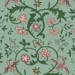 Tapet Antwerp Damask, Sage, Coordonne, 5mp / rola - Img 2