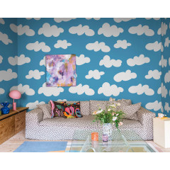 Tapet Cloudy, Blue, Rebel Walls - Img 1