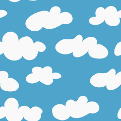 Tapet Cloudy, Blue, Rebel Walls - Img 2