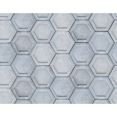 Tapet Concrete Hexagon, Rebel Walls - Img 2