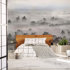 Tapet Foggy Landscape Pastels, VLAdiLA - Img 3