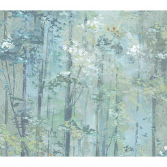 Tapet Glade, Seafoam Green Luxury Tree, 1838 Wallcoverings, 5.3mp / rola - Img 2