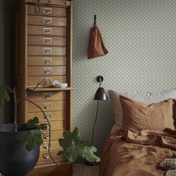 Tapet lavabil, Beata Moss Green, Sandberg, 5.3mp / rola