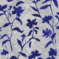 Tapet lavabil Blooming Damask, Blue, TresTintas 5mp / rola - Img 2