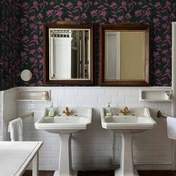 Tapet lavabil Blooming Damask, Fuchsia, TresTintas 5mp / rola