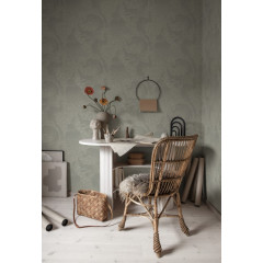 Tapet lavabil Evelina Sage Green, Sandberg, 5.3mp / rola - Img 3