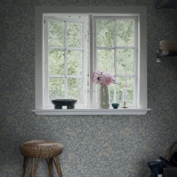 Tapet lavabil, Linnea Misty Blue, Sandberg, 5.3mp / rola