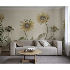 Tapet lavabil Sunflowers, Yellow, Sandberg - Img 1