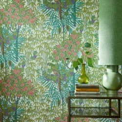 Tapet, Macaw, Olive Green, 1838 Wallcoverings, 5.3mp / rola - Img 2