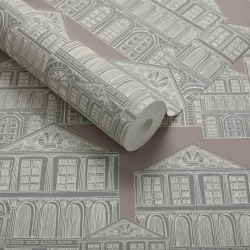 Tapet, Maison, Rose Pink Luxury Patterned, 1838 Wallcoverings, 5.3mp / rola - Img 2