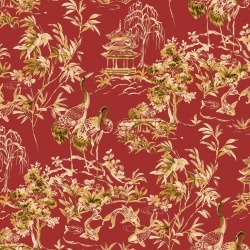 Tapet Ming Pagoda, Ruby, Coordonne 5mp / rola - Img 2