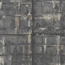 Tapet, Patina, Jet Black Luxury Textured, 1838 Wallcoverings, 5.3mp / rola - Img 2
