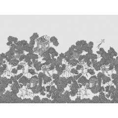 Tapet Playground, Graphite, Rebel Walls - Img 2