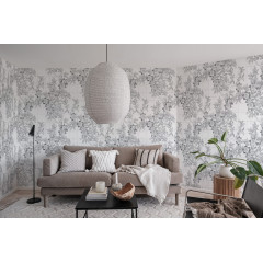 Tapet Rose Tiles, Graphite, Rebel Walls - Img 1