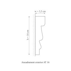 Ancadrament exterior AT16A-14x3.5x200cm - Img 2