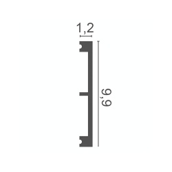 Brau polimer rigid HCR520 - 9.9x1.2x200 cm - Img 2