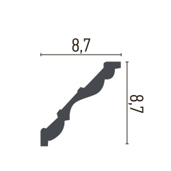 Cornisa poliuretan P828 - 8.7x8.7x200 cm - Img 2