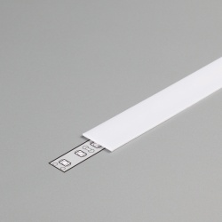 Difuzor de lumina LED din PVC, alb, 2.2x100 cm - Img 2