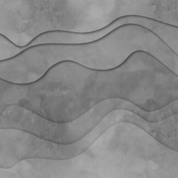 Fototapet, 3D Wave, Grey, Rebel Walls - Img 2