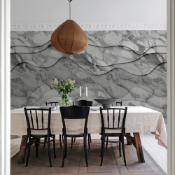 Fototapet, 3D Wave, Marble, Rebel Walls