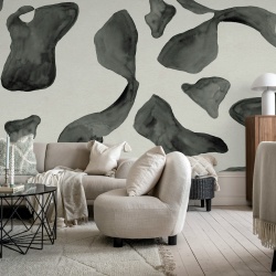 Fototapet, Abstract Motifs, Black & White, Rebel Walls