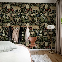 Fototapet, Animal Specials, Black, Rebel Walls - Img 3