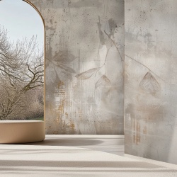 Fototapet Artistic Marron et Beige Trace Rêve MT204 - Img 2