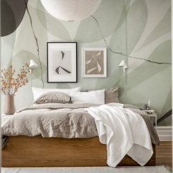 Fototapet, Asana, Green, Rebel Walls