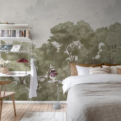 Fototapet, Bellewood Clouds, Green Vintage, Rebel Walls - Img 4