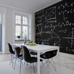 Fototapet, Black board, Rebel Walls
