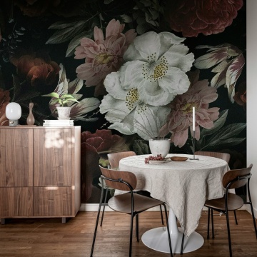 Fototapet, Blooming Bouquet, Dark, Rebel Walls - Img 3