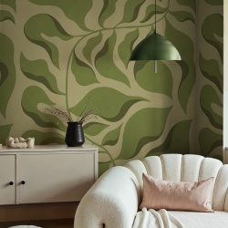 Fototapet, Bold Botanica, Light Green, Rebel Walls - Img 3