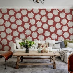 Fototapet, Bold Shell, Red, Rebel Walls