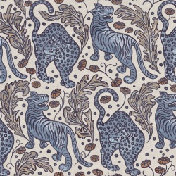Fototapet, Bold Tigers, Blue, Rebel Walls - Img 2