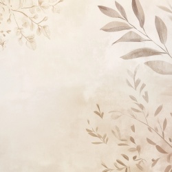 Fototapet Botanic Beige Naturel Canoppe Rêve BNC200