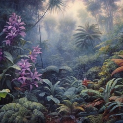 Fototapet Botanic Bosquet Trias Rêve BT101
