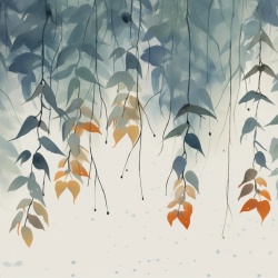 Fototapet Botanic Minimalisme Hedera Rêve MH100