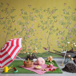 Fototapet, Chinoiserie Chic, Saffron, Rebel Walls